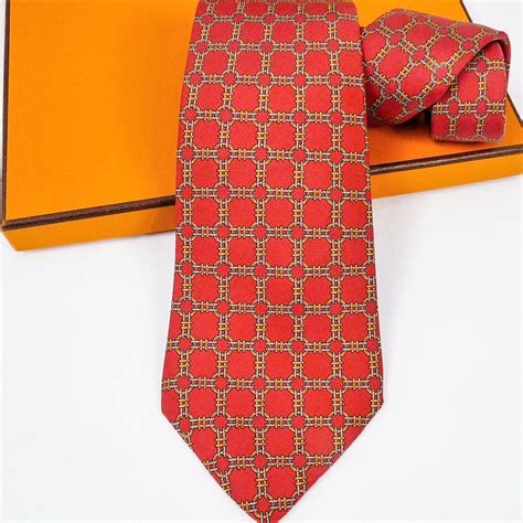 cravate hermes rouge|vintage Hermes ties for sale.